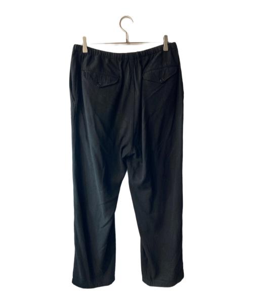 COMOLI（コモリ）COMOLI (コモリ) シルクネップ ドローストリングパンツ ブラック サイズ:3の古着・服飾アイテム