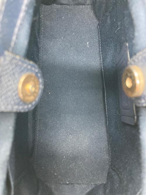 COACH（コーチ）COACH (コーチ) ミニ サリー キャリーオール バッグ ネイビーの古着・服飾アイテム