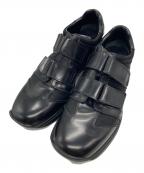 GUCCIグッチ）の古着「ベルクロスニーカー」｜ブラック