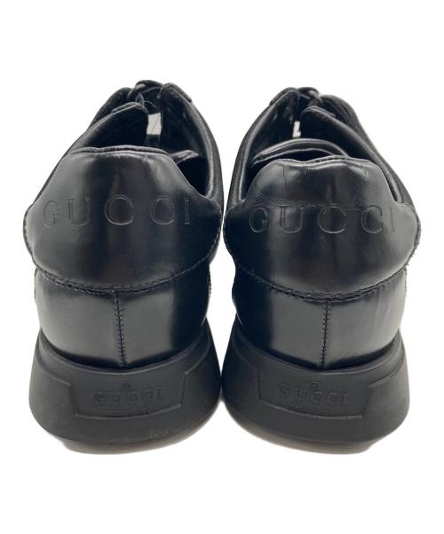 GUCCI（グッチ）GUCCI (グッチ) ベルクロスニーカー ブラック サイズ:8の古着・服飾アイテム