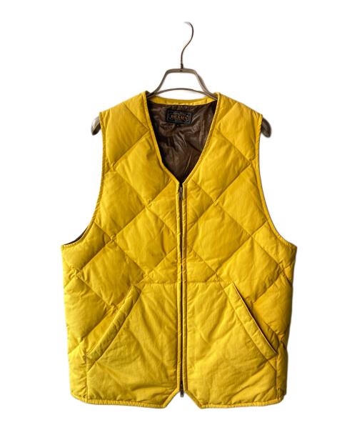 BEAMS PLUS（ビームスプラス）BEAMS PLUS (ビームスプラス) キルティングダウンベスト イエロー サイズ:Mの古着・服飾アイテム
