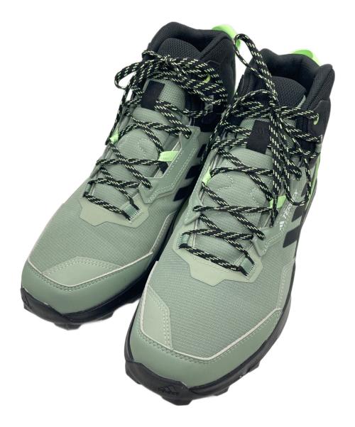 adidas（アディダス）adidas (アディダス) TERREX AX4 MID GTX ブラック×カーキ サイズ:27.5㎝の古着・服飾アイテム