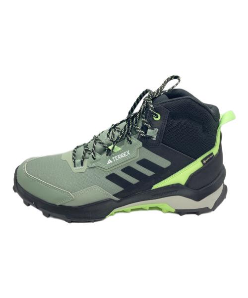 adidas（アディダス）adidas (アディダス) TERREX AX4 MID GTX ブラック×カーキ サイズ:27.5㎝の古着・服飾アイテム