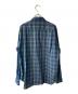 COMME des GARCONS HOMME PLUS (コムデギャルソンオムプリュス) ブラックウォッチ柄フリルシャツ ネイビー×グリーン サイズ:M：15000円