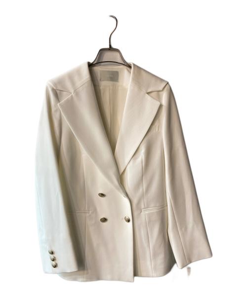 CELFORD（セルフォード）CELFORD (セルフォード) セーラーカラーダブルジャケット ホワイト サイズ:Mの古着・服飾アイテム