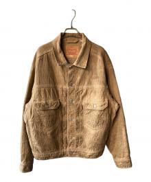 LEVI'S×stussy（リーバイス×ステューシー）の古着「Dyed Jacquard Jacket」｜ベージュ