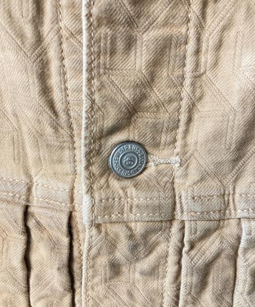 LEVI'S（リーバイス）LEVI'S (リーバイス) stussy (ステューシー) Dyed Jacquard Jacket ベージュ サイズ:Mの古着・服飾アイテム