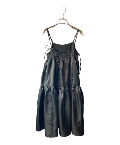 CAROLINA GLASER（カロリナ グレイサー）CAROLINA GLASER (カロリナ グレイサー) キャミティアード ワンピース ブラック サイズ:freeの古着・服飾アイテム