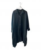 mizuiro-indミズイロインド）の古着「シャツワンピース」｜ブラック