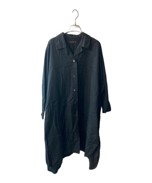 mizuiro-ind（ミズイロインド）mizuiro-ind (ミズイロインド) シャツワンピース ブラック サイズ:freeの古着・服飾アイテム