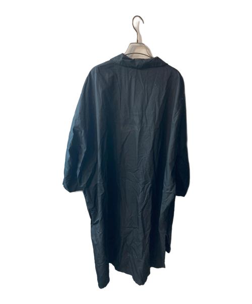 mizuiro-ind（ミズイロインド）mizuiro-ind (ミズイロインド) シャツワンピース ブラック サイズ:freeの古着・服飾アイテム