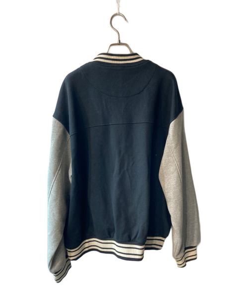 X-GIRL（エックスガール）X-girl (エックスガール) SWEAT VARSITY JACKET ブラック×グレー サイズ:Sの古着・服飾アイテム