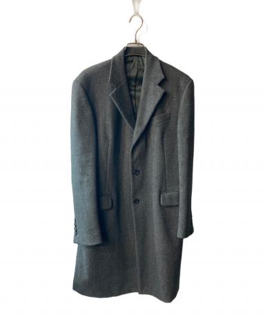 中古・古着通販】PRADA (プラダ) チェスターコート グレー サイズ:48R
