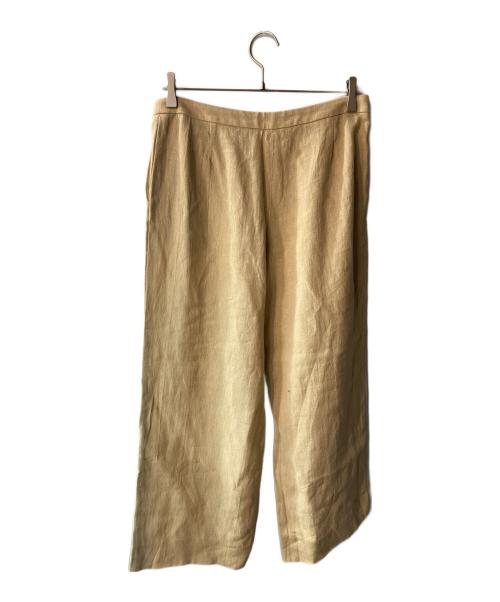 GIORGIO ARMANI（ジョルジョアルマーニ）GIORGIO ARMANI (ジョルジョアルマーニ) リネンパンツ ベージュ サイズ:42の古着・服飾アイテム
