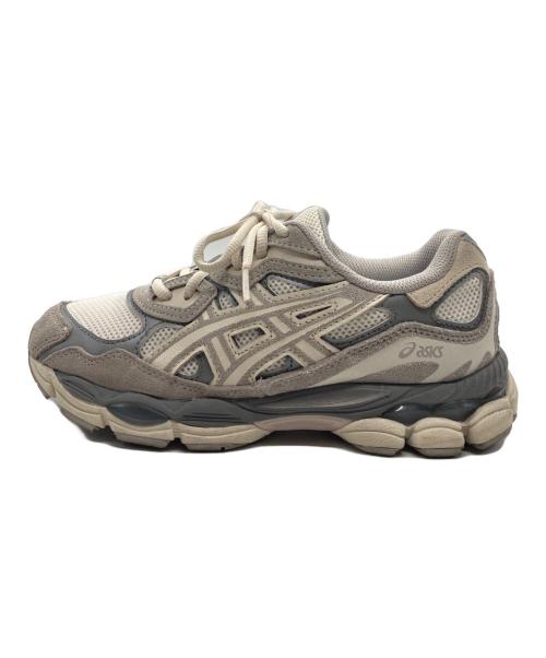 asics（アシックス）asics (アシックス) GEL-NYC グレー×ホワイト サイズ:23.5cmの古着・服飾アイテム