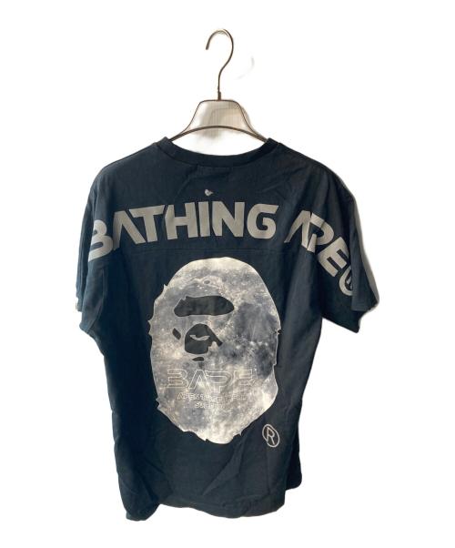 A BATHING APE（ア ベイシング エイプ）A BATHING APE (ア ベイシング エイプ) Ape Head Moon Tee ブラック サイズ:Mの古着・服飾アイテム