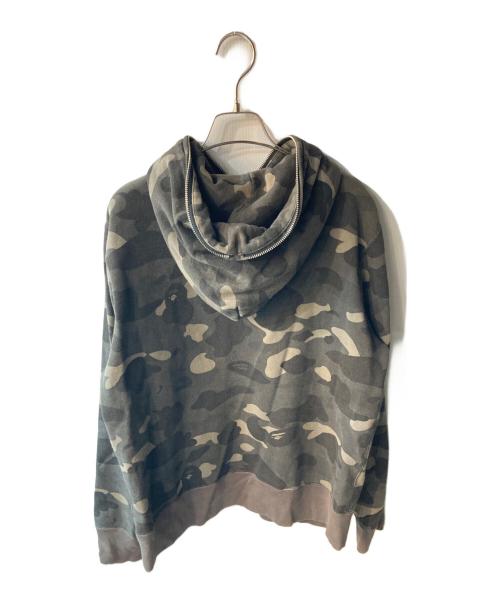 A BATHING APE（ア ベイシング エイプ）A BATHING APE (ア ベイシング エイプ) ジップパーカー グレー サイズ:Mの古着・服飾アイテム