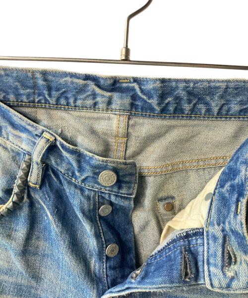 Hysteric Glamour（ヒステリックグラマー）Hysteric Glamour (ヒステリックグラマー) リペア加工デニムパンツ インディゴ サイズ:ｗ30の古着・服飾アイテム