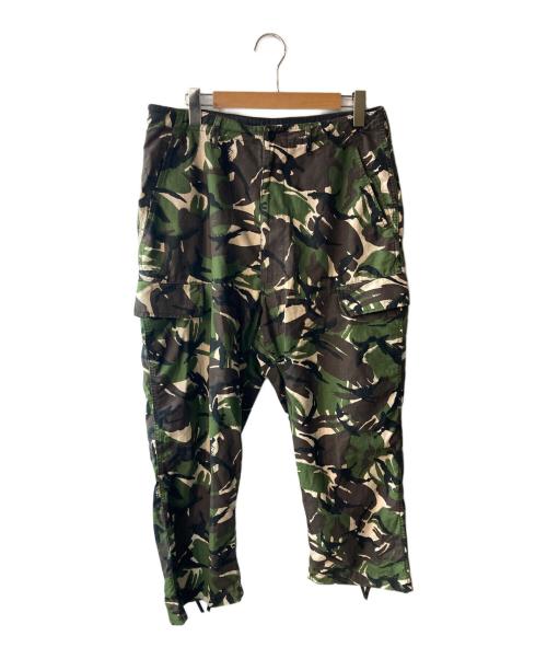 BEAMS（ビームス）BEAMS (ビームス) ブリティッシュユーロカモ カーゴパンツ グリーン サイズ:Mの古着・服飾アイテム