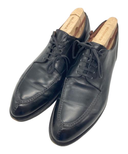 SHETLAND FOX（シェットランドフォックス）SHETLAND FOX (シェットランドフォックス) ストレートチップシューズ ブラック サイズ:7の古着・服飾アイテム