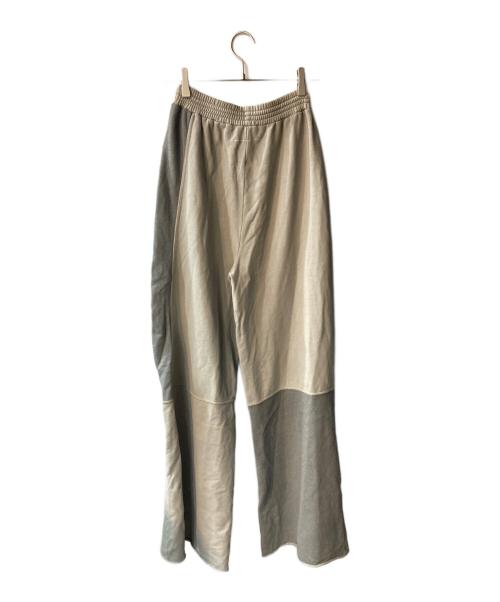 MM6 Maison Margiela（エムエムシックスメゾンマルジェラ）MM6 Maison Margiela (エムエムシックスメゾンマルジェラ) Wide Leg Sweat Pant グレー サイズ:XSの古着・服飾アイテム