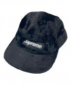 SUPREMEシュプリーム）の古着「Velvet Camp Cap」｜ブラック