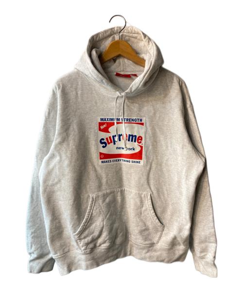 SUPREME（シュプリーム）Supreme (シュプリーム) 21ss Shine Hooded Sweatshirt グレー サイズ:Mの古着・服飾アイテム