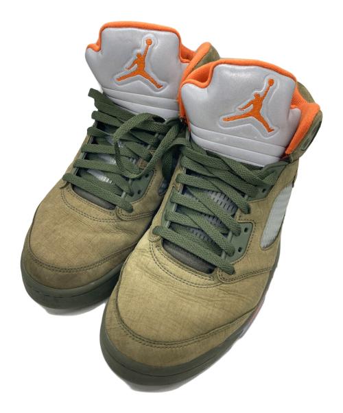 NIKE（ナイキ）NIKE (ナイキ) AIR JORDAN 5 RETRO カーキ サイズ:28.5cmの古着・服飾アイテム