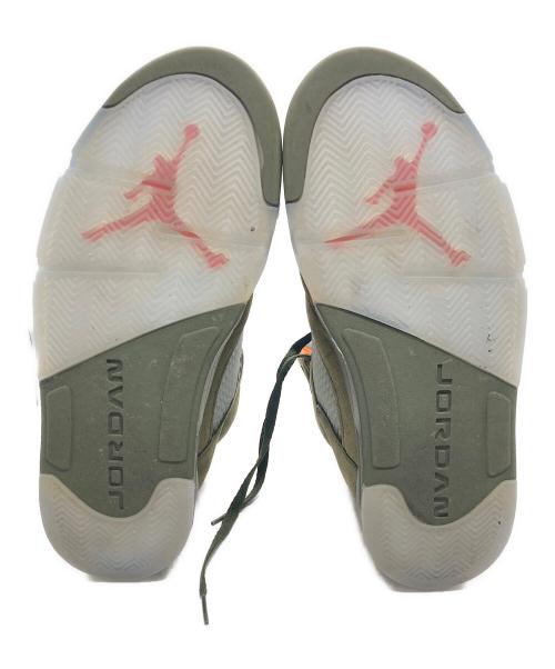 NIKE（ナイキ）NIKE (ナイキ) AIR JORDAN 5 RETRO カーキ サイズ:28.5cmの古着・服飾アイテム