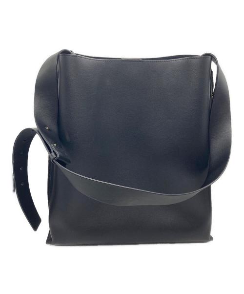 EPOR（エポール）EPOR (エポール) サイドジップワンショルダーバッグ ブラックの古着・服飾アイテム