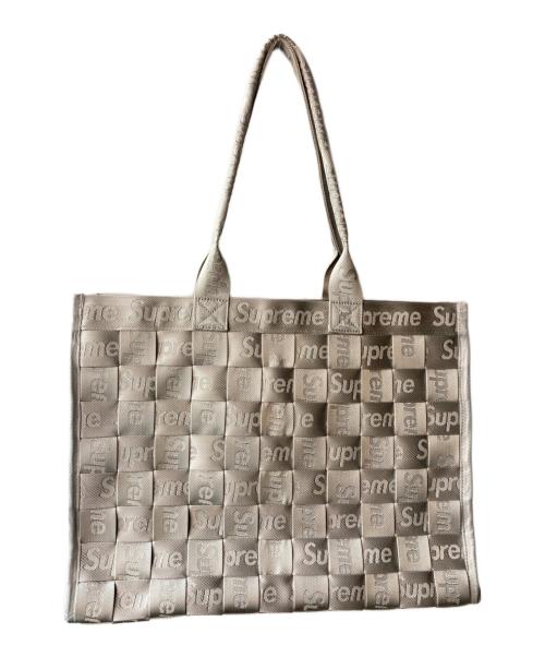 SUPREME（シュプリーム）Supreme (シュプリーム) Woven Tote Bag グレーの古着・服飾アイテム