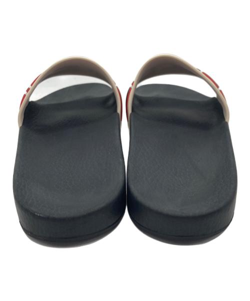 GUCCI（グッチ）GUCCI (グッチ) シャワーサンダル ブラック×ホワイト サイズ:9の古着・服飾アイテム