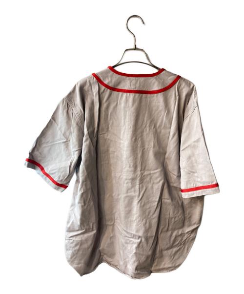 waiper（ワイパー）WAIPER (ワイパー) ベースボールシャツ グレー サイズ:Lの古着・服飾アイテム