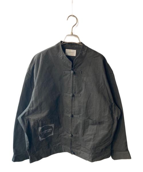 choptop（チョップトップ）choptop (チョップトップ) チャイナジャケット ブラック サイズ:XLの古着・服飾アイテム
