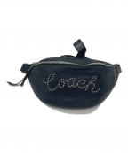 COACHコーチ）の古着「ウエストバッグ」｜ブラック