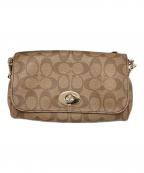 COACHコーチ）の古着「ショルダーバッグ」｜ベージュ