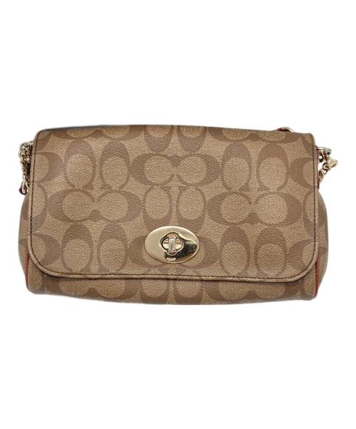 COACH（コーチ）COACH (コーチ) ショルダーバッグ ベージュの古着・服飾アイテム