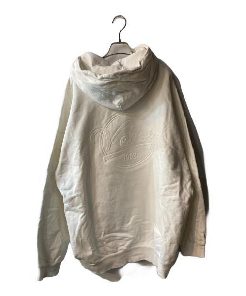 KEBOZ（ケボズ）KEBOZ (ケボズ) プルオーバーパーカー ホワイト サイズ:XXLの古着・服飾アイテム