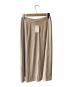 EVERYDAY I LIKE. (エヴリデイ アイ ライク) バックサテンフレアスカート ベージュ サイズ:38 未使用品：5000円
