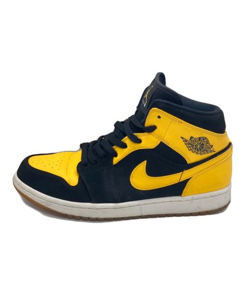 NIKE（ナイキ）NIKE (ナイキ) Air Jordan 1 Retro Mid New Love イエロー サイズ:28㎝の古着・服飾アイテム