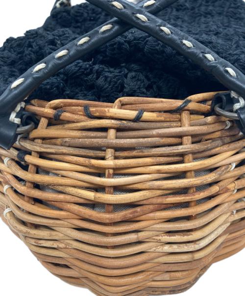 ebagos（エバゴス）ebagos (エバゴス) カゴバッグ ベージュの古着・服飾アイテム