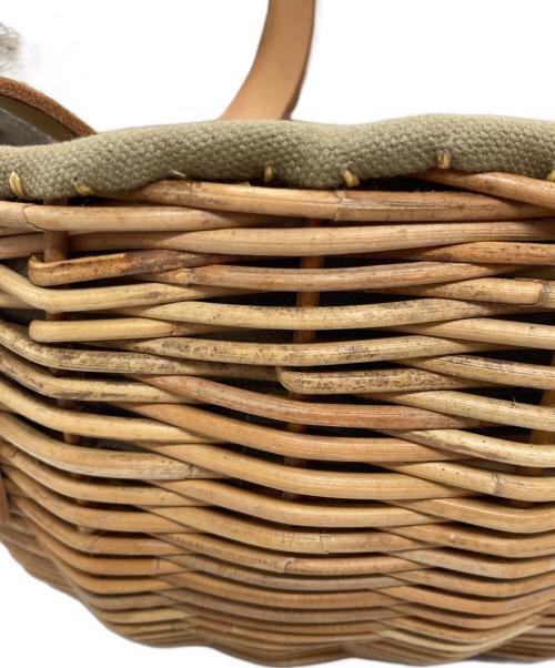 ebagos（エバゴス）ebagos (エバゴス) 空飛ぶカゴバッグ ベージュの古着・服飾アイテム