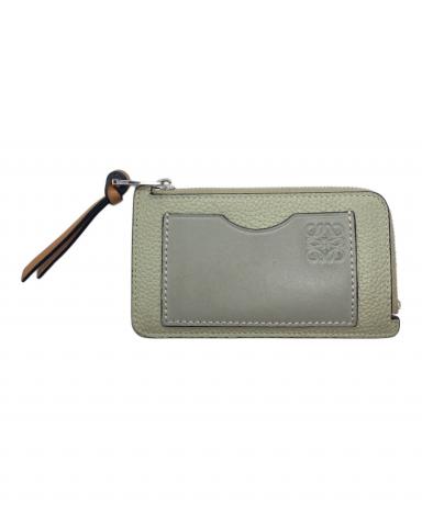 中古・古着通販】LOEWE (ロエベ) コインカードホルダー グリーン  