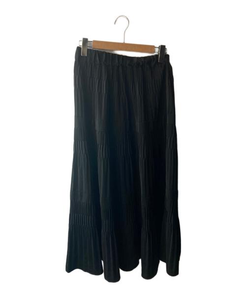 JOURNAL STANDARD（ジャーナルスタンダード）JOURNAL STANDARD (ジャーナルスタンダード) ミニプリーツティアードスカート ブラック サイズ:Mの古着・服飾アイテム