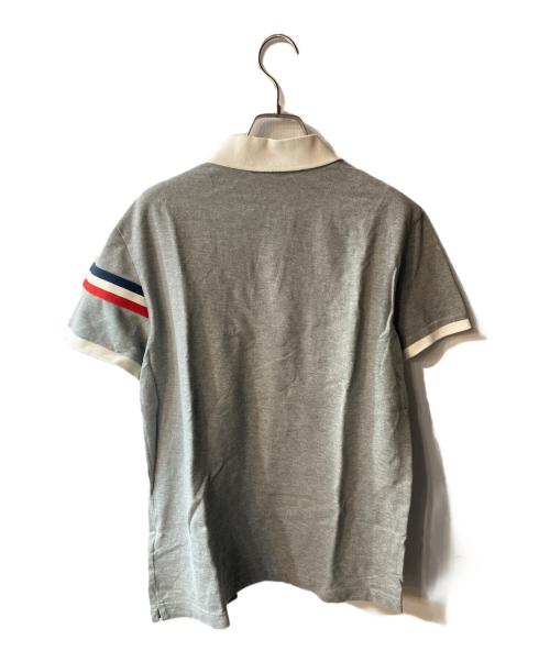 MONCLER（モンクレール）MONCLER (モンクレール) ポロシャツ グレー サイズ:Lの古着・服飾アイテム