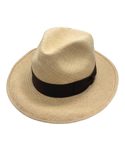 BORSALINO（ボルサリーノ）BORSALINO (ボルサリーノ) パナマハット ベージュの古着・服飾アイテム