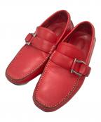 Salvatore Ferragamoサルヴァトーレ フェラガモ）の古着「ドライビングシューズ」｜レッド