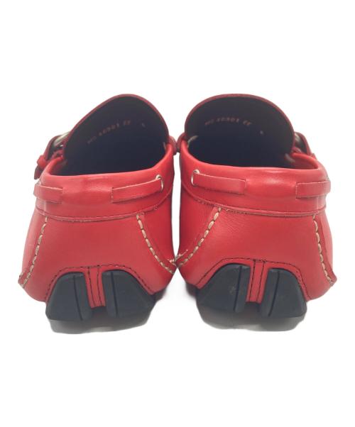 Salvatore Ferragamo（サルヴァトーレ フェラガモ）Salvatore Ferragamo (サルヴァトーレ フェラガモ) ドライビングシューズ レッド サイズ:6の古着・服飾アイテム