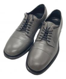 Salvatore Ferragamo（サルヴァトーレ フェラガモ）の古着「プレーントゥシューズ」｜グレー