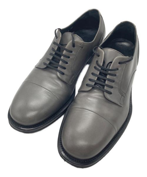 Salvatore Ferragamo（サルヴァトーレ フェラガモ）Salvatore Ferragamo (サルヴァトーレ フェラガモ) プレーントゥシューズ グレー サイズ:6の古着・服飾アイテム